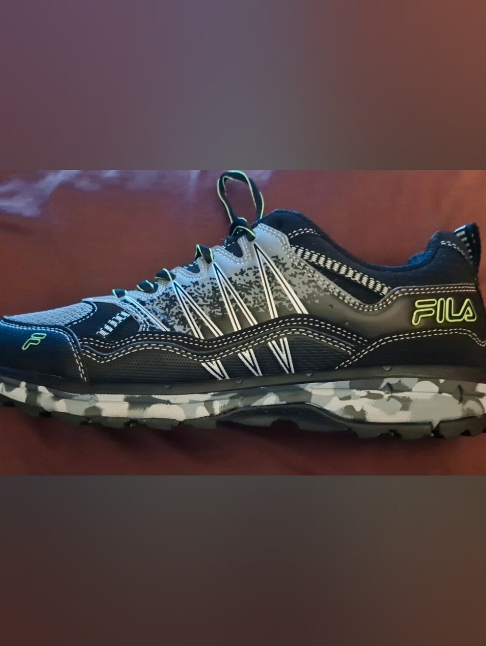 Fila Evergrand TR Camo Men's Trail Shoes - Brown/Black